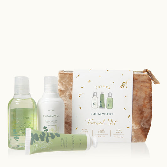 Eucalyptus Travel Set with Beauty Bag