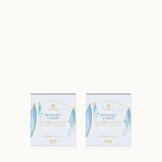 Washed Linen Pura Car Pro Diffuser Refill 2-Pack Bundle