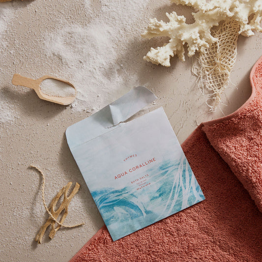 Aqua Coralline Bath Salts Envelope