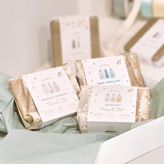Goldleaf Travel Set with Beauty Bag