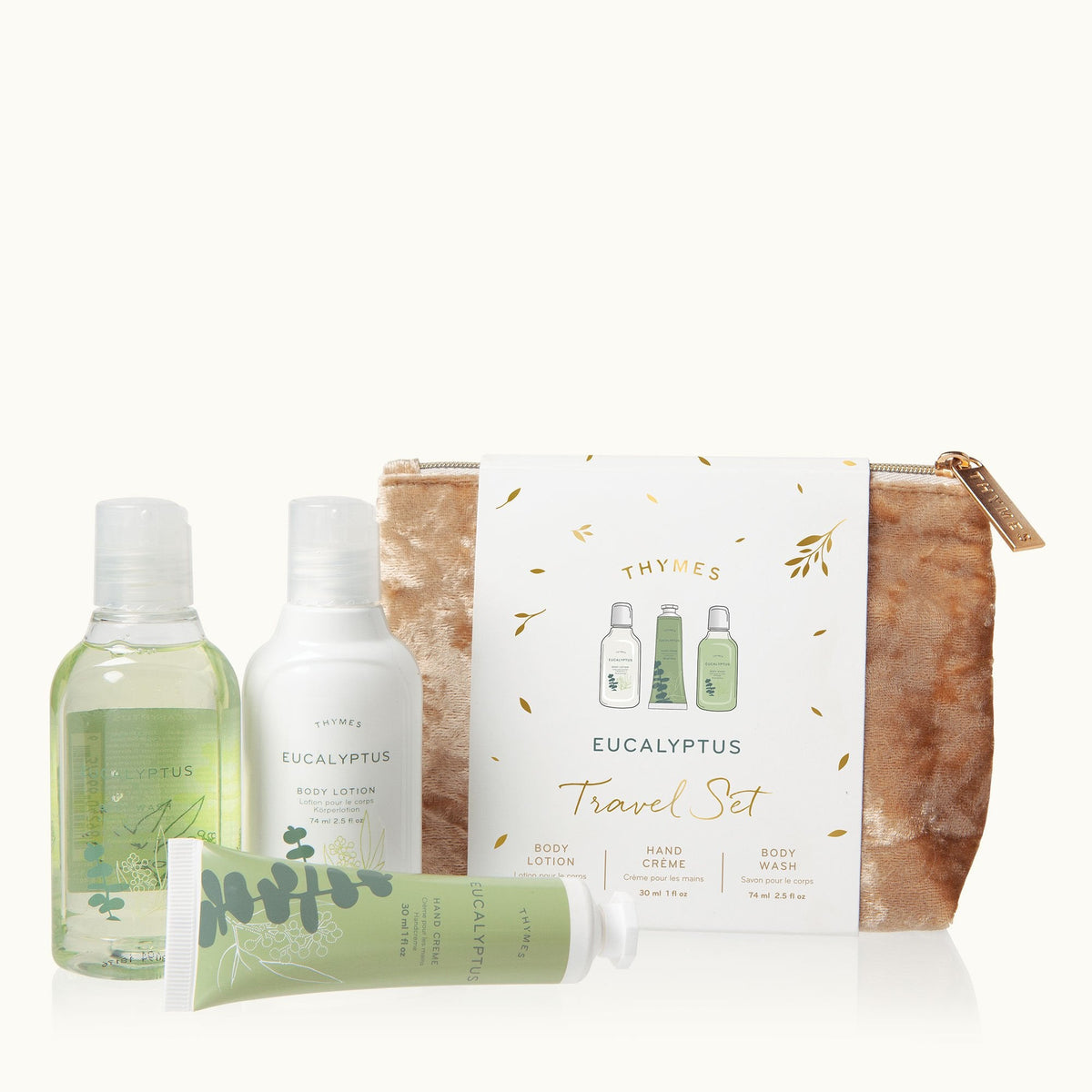 Eucalyptus Travel Set with Beauty Bag