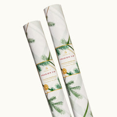 Frasier Fir Frosted Plaid Wrapping Paper, 2 Pack