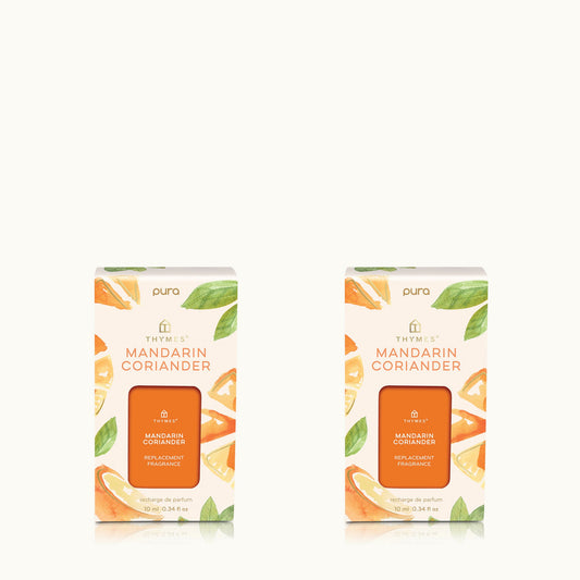 Mandarin Coriander Pura Diffuser Refill 2-Pack Bundle