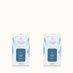 Washed Linen Pura Diffuser Refill 2-Pack Bundle
